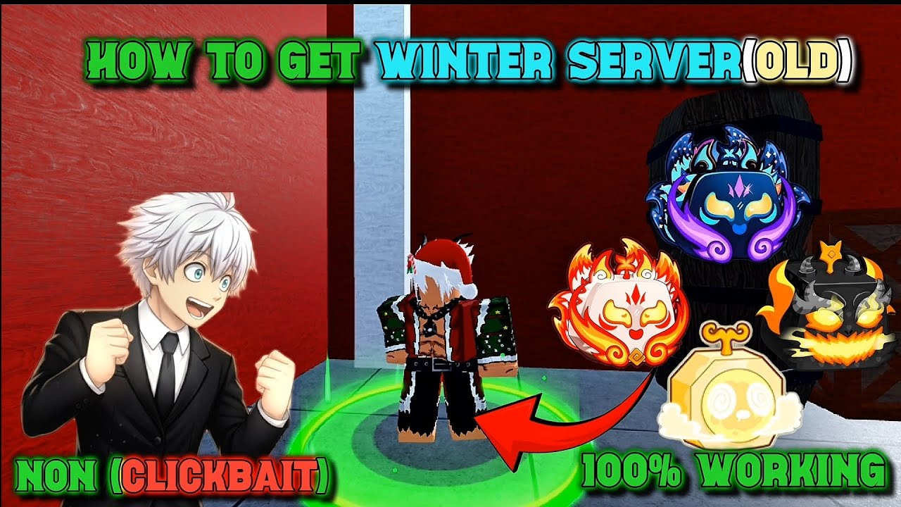 How To Join Winter Server In BLOXFRUIT (TUTORIAL) 100% Working 