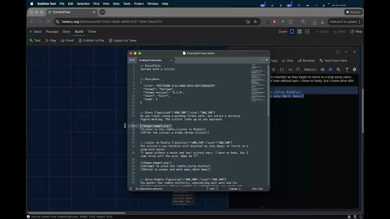 Simple Twine Dialogue Importer for Unity - Unity Asset Overview