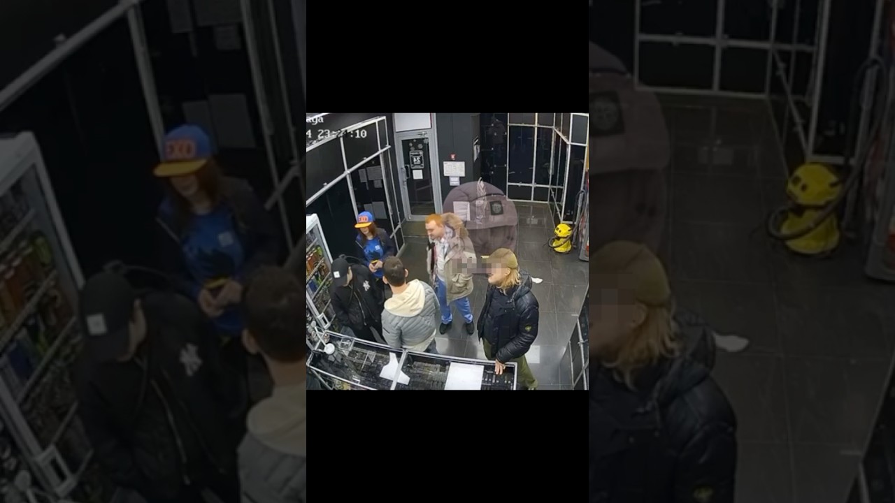 Нокаутировал быдло бросившее мусор на пол