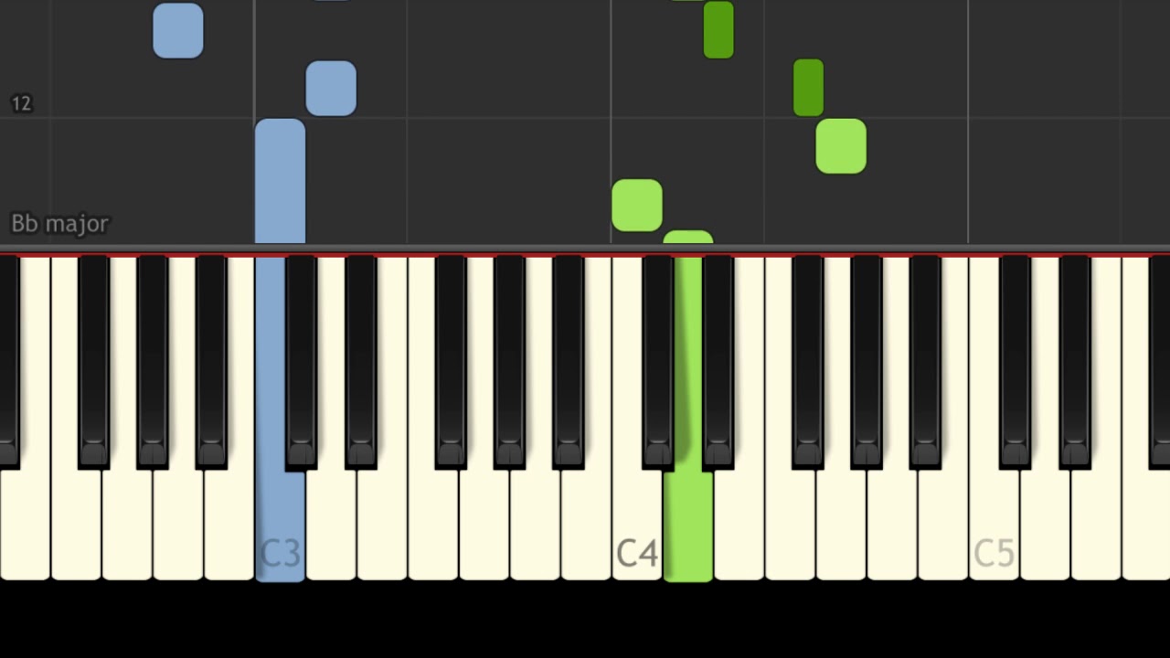 Israel - Hava Nagila - Easy Piano Music - EASY&SLOW