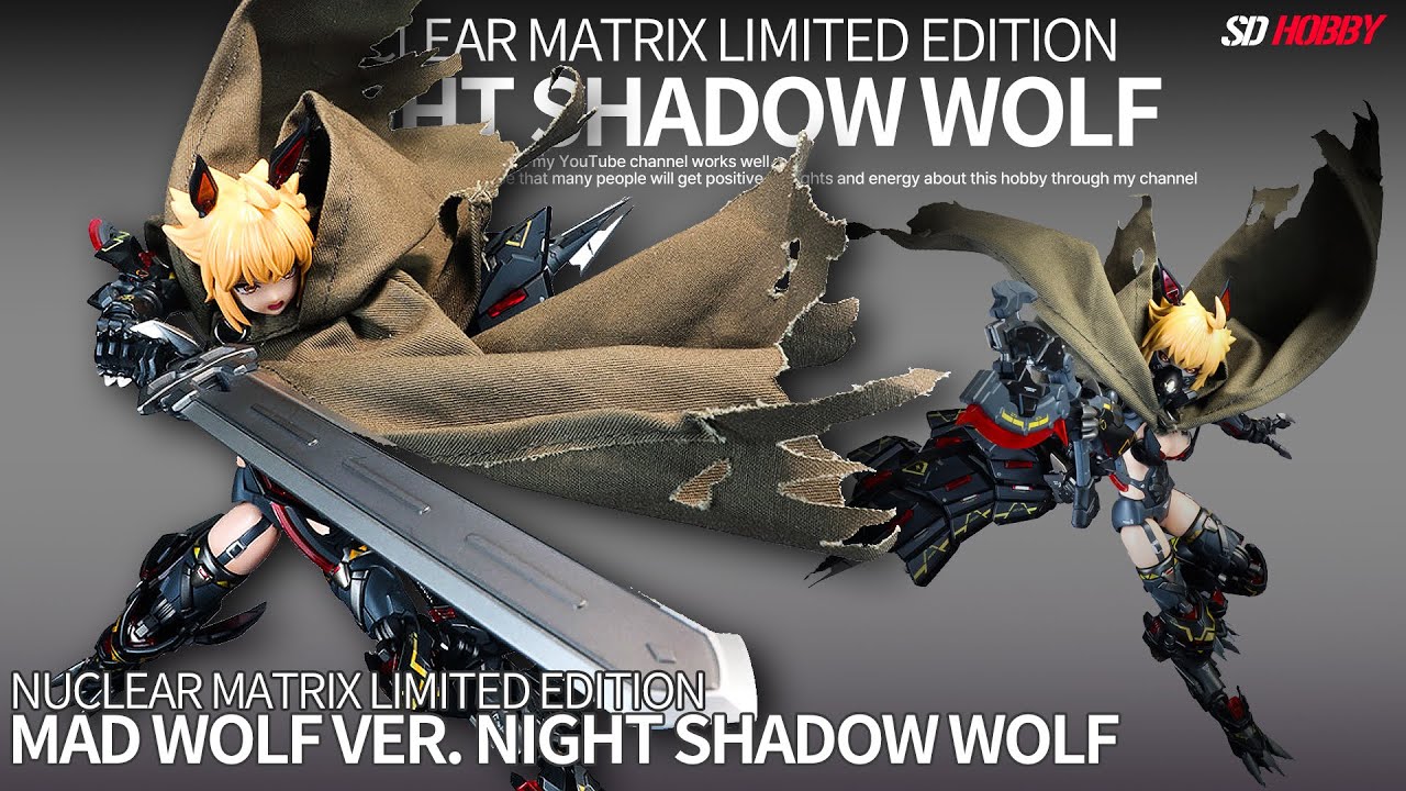 Nuclear Matrix Limited Edition Mad Wolf Ver. Night Shadow Wolf ASMR BUILD