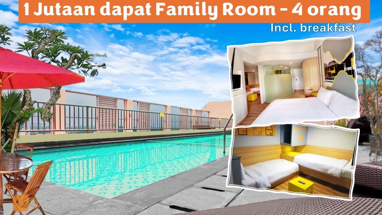 NGINEP DI FAMILY ROOM, COCOK UNTUK KELUARGA DENGAN 2 ANAK: Hotel Kimaya Braga Bandung by Harris
