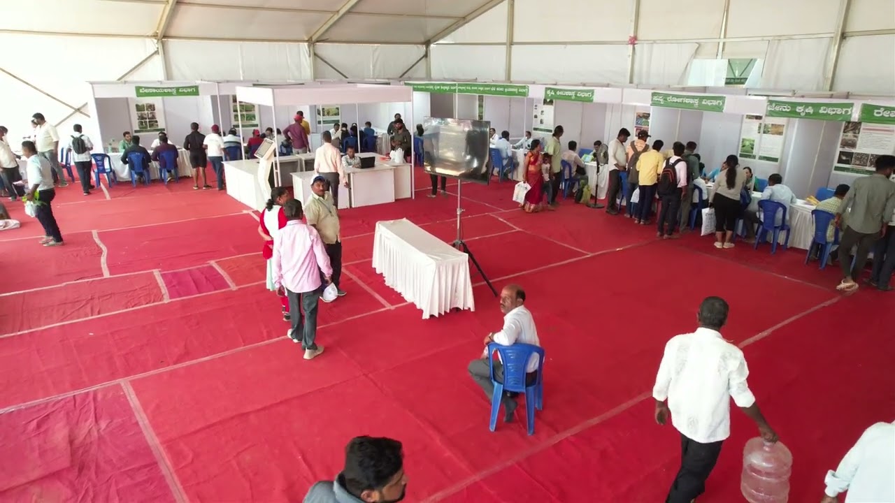 krishimela 2023 drone video coverage
