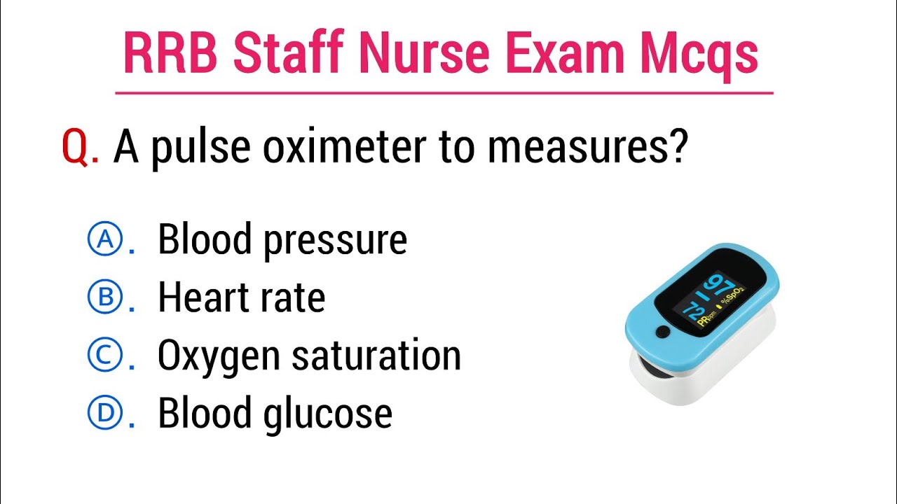 RRB Nursing officer exam 2024 | MCQ for RRB Staff Nurse Exam |