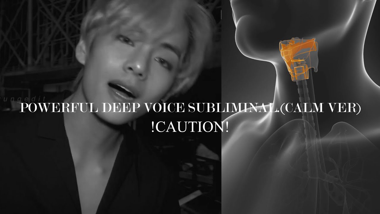 ⚠️ Get a Deep Raspy Voice subliminal  (UPDATED)  calm version