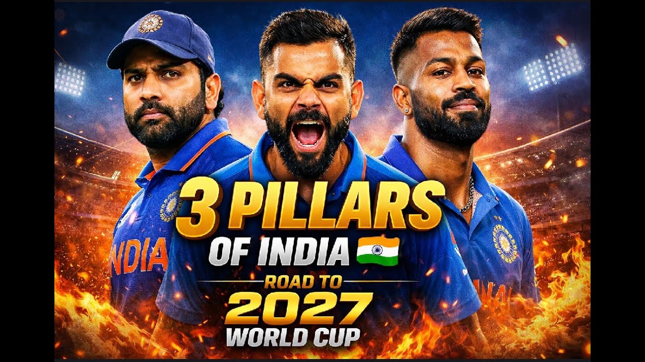 Rohit, Virat & Hardik – The 3 Pillars Holding Team India | WC 2027 Mission 💪