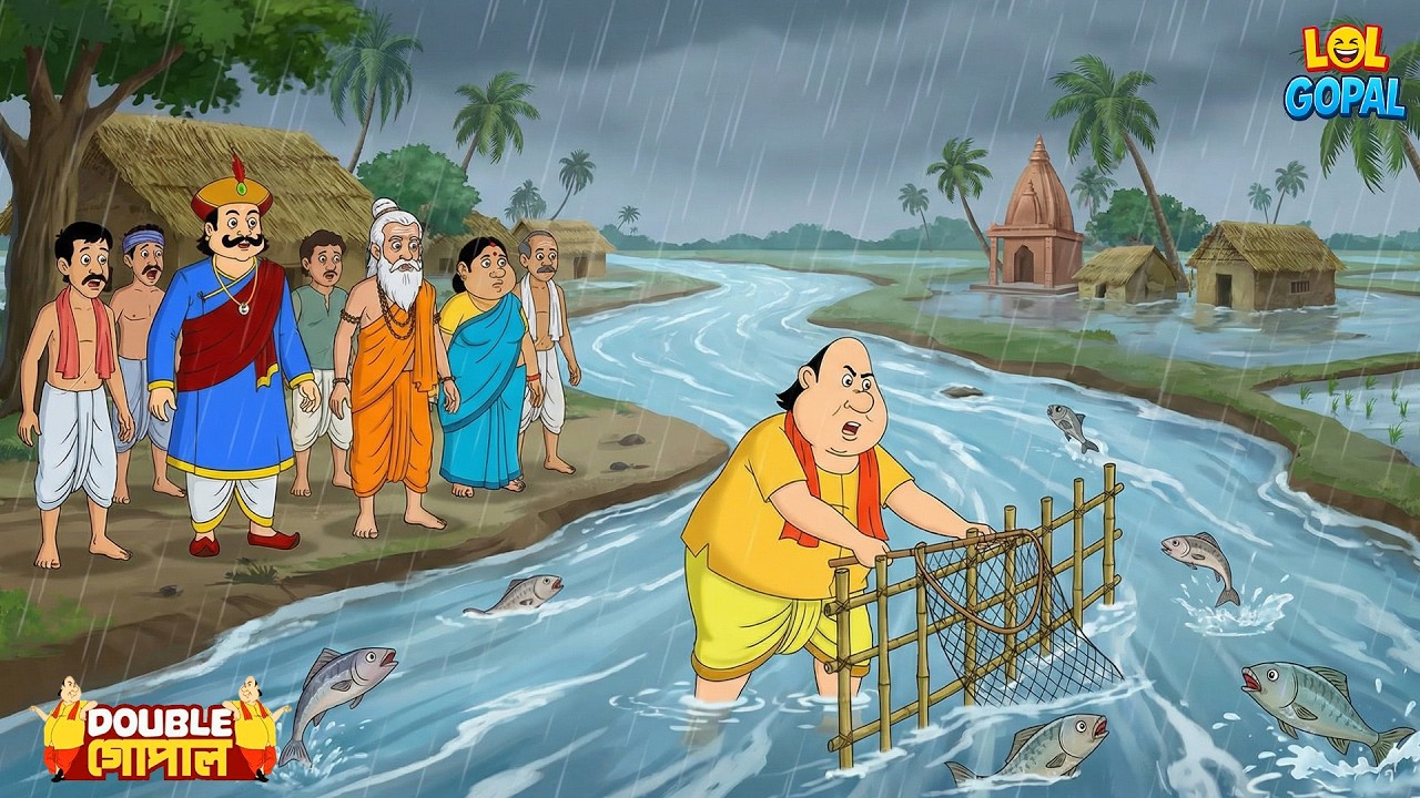 ভয়ঙ্কর বৃষ্টিতে গোপাল দাদার বুদ্ধি পুরো পুকুরটাকে বাঁচাল | Gopal Bhar | New Episode 2026