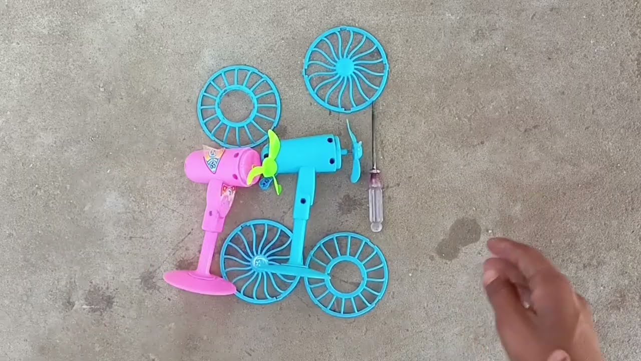 Mini Toy Hand Fan Repair | Very Satisfying Electric Fan Restore