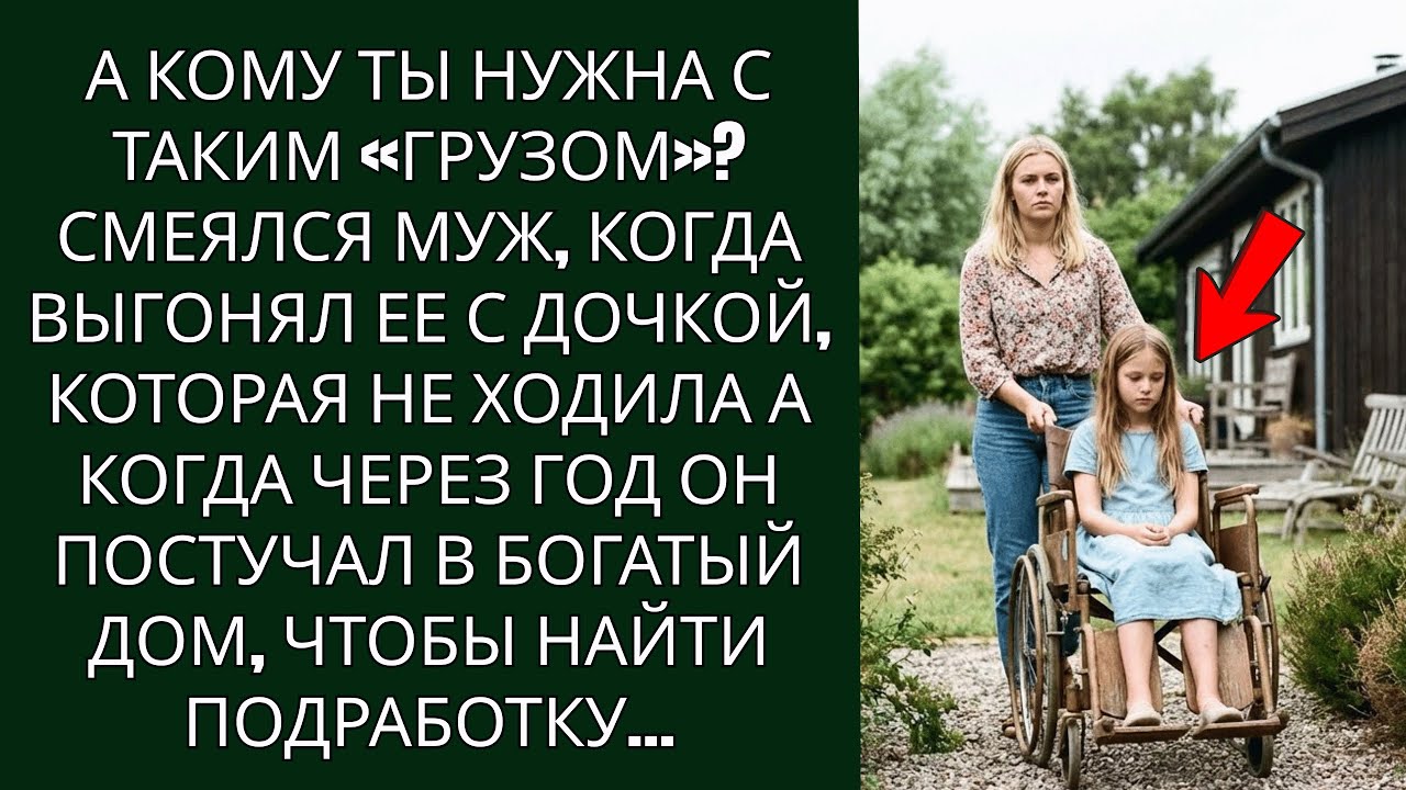 Да кому ты нужна с таким багажом? смеялся муж, выгоняя ее с дочкой, которая не ходит, А спустя год…