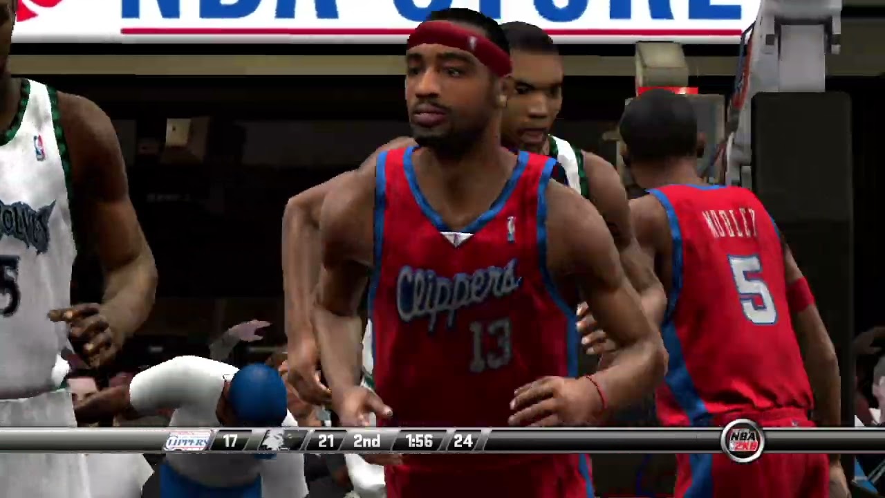 【NBA 2K8】Лос-Анджелес Клипперс против Миннесота Тимбервулвз