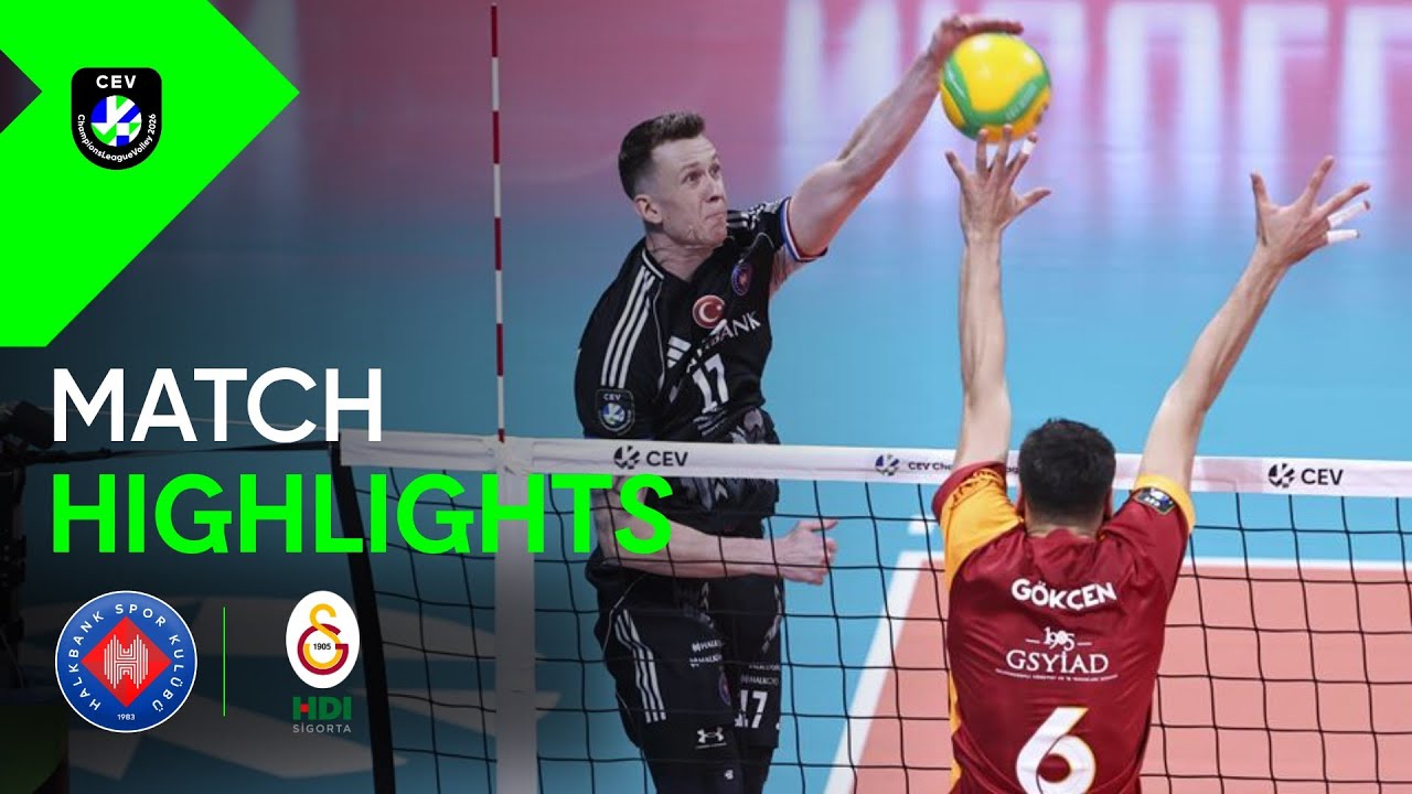 Highlights | Halkbank ANKARA vs. Galatasaray HDI ISTANBUL | CEV Champions League Volley 2026