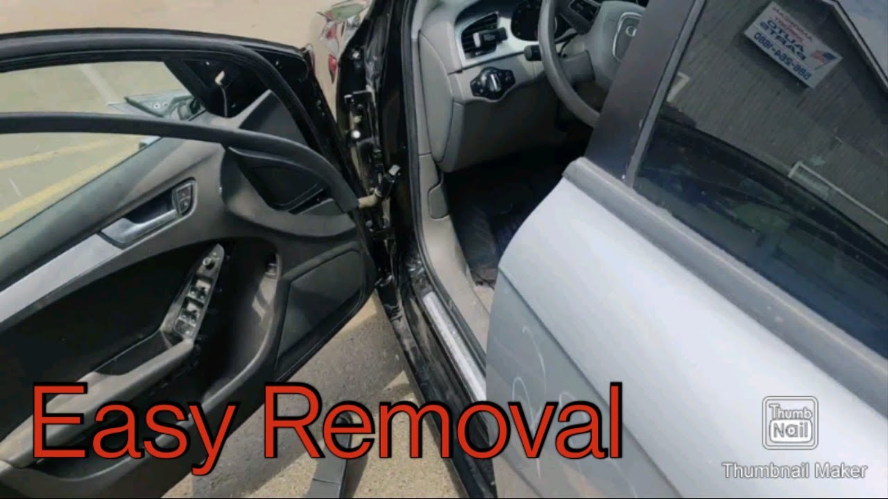 How to remove Audi B8 A4 Door