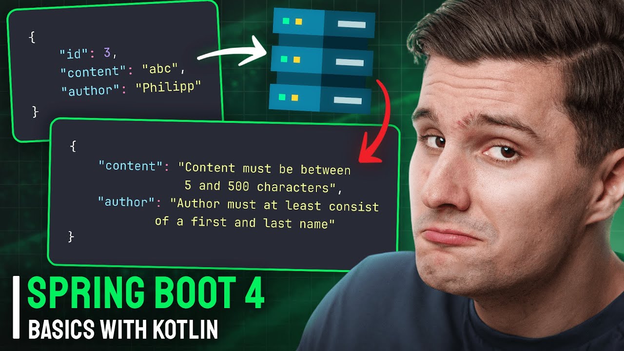 Проверка запросов с помощью Spring Validation &mdash; основы Spring Boot 4 с Kotlin