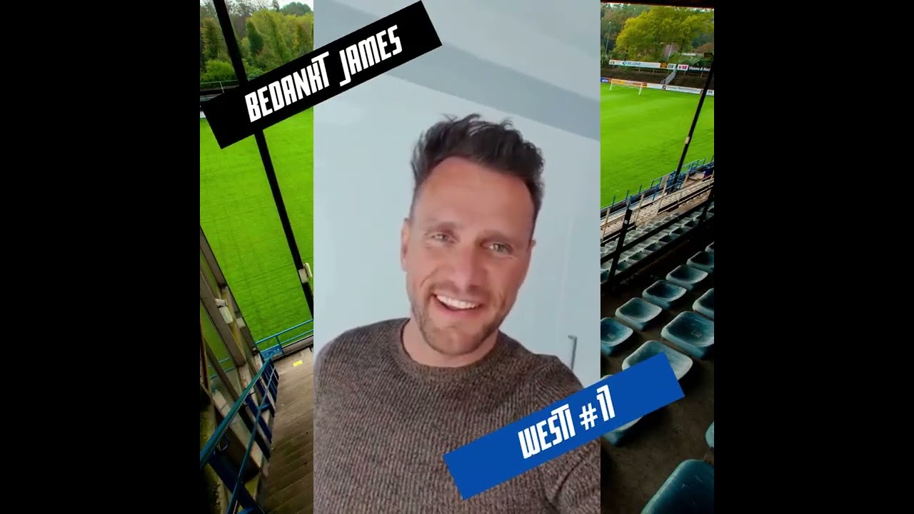 Bedankt, James!
