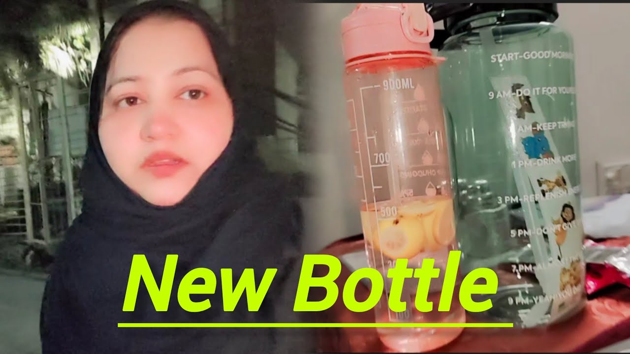 Aaj ki new entry my new water BOTTLE 🤩 new bottle ka swag |