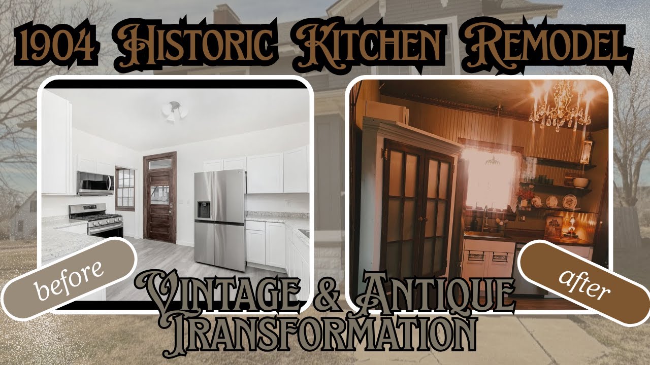 Kitchen Before & After Victorian Craftsman Remodel