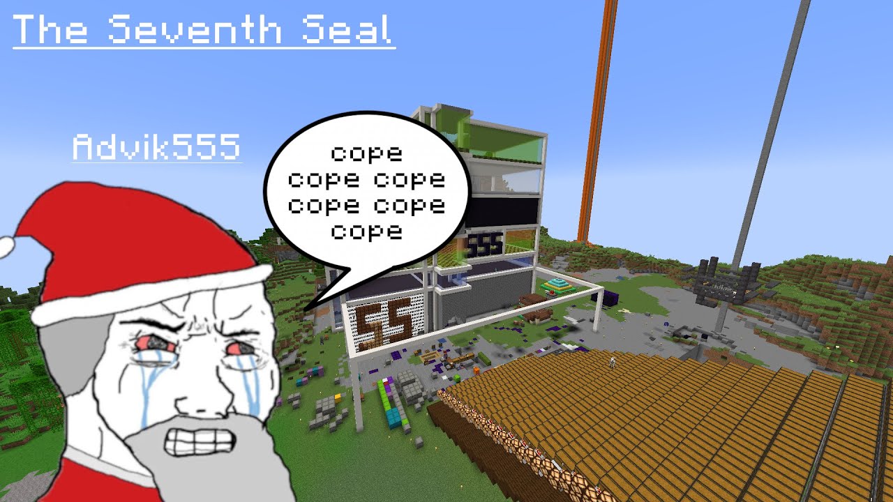 Nuking 555 Clan's 10,000+ DUB STASH (Christmas Edition) | Minecraft 6b6t