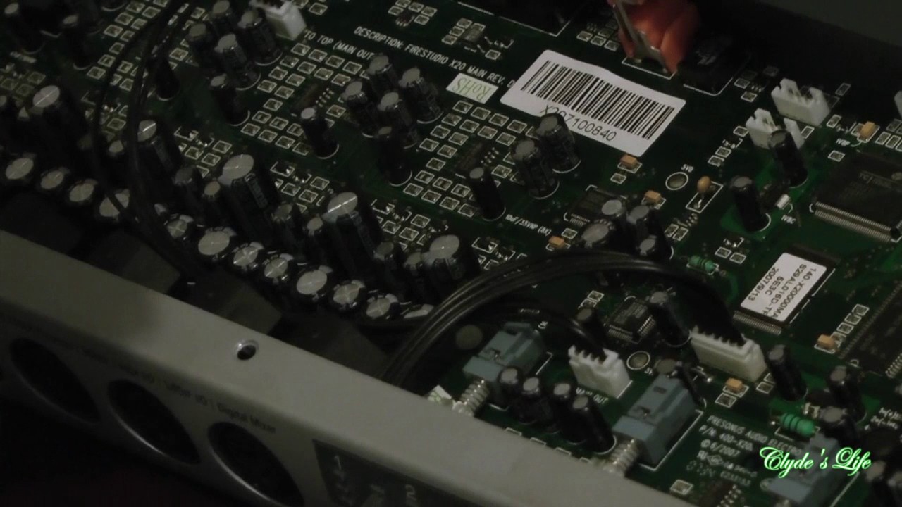 CL60 A look inside Presonus Firestudio Project From 2007.