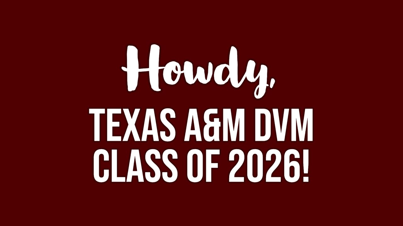 Welcome, DVM Class of 2026
