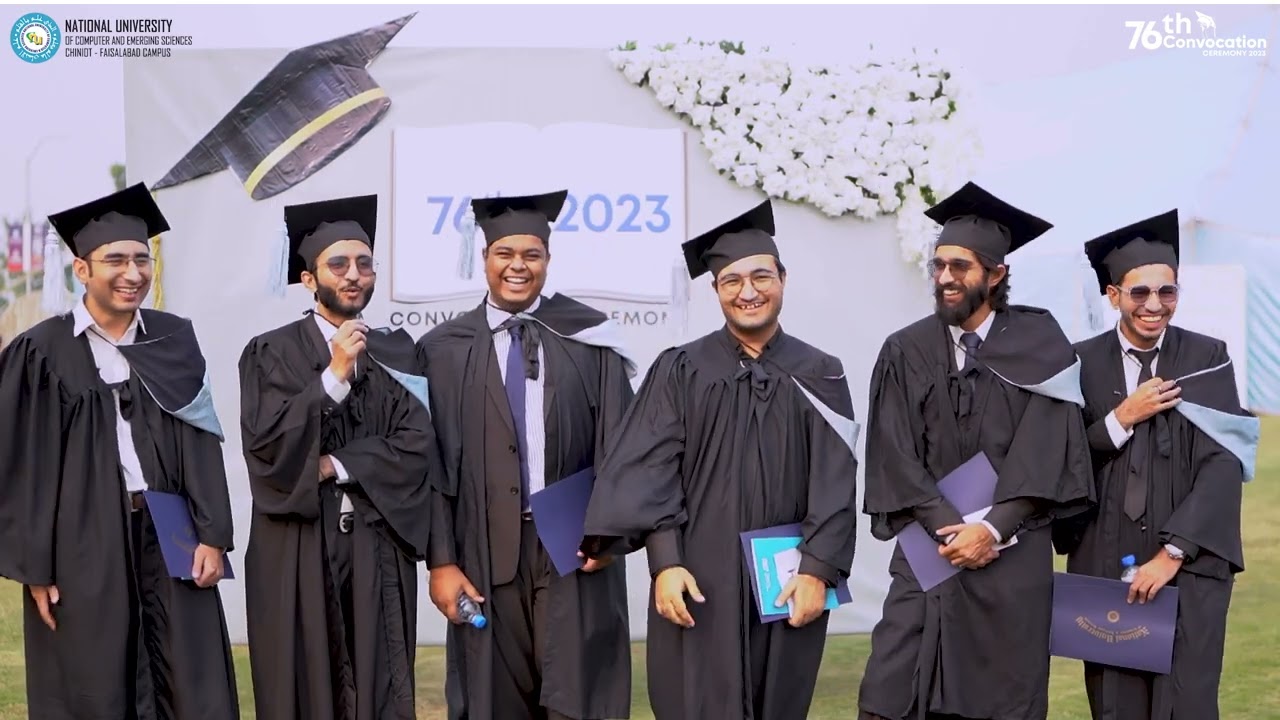 Bachelor Graduates in Computer Science | 76th Convocation | FAST NUCES CFD Campus
