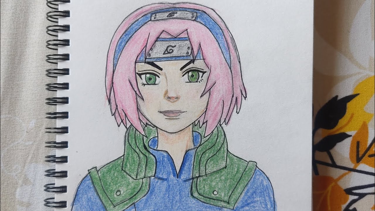Sakura Haruno Drawing 🌸 | Naruto Pencil Sketch Anime Art.