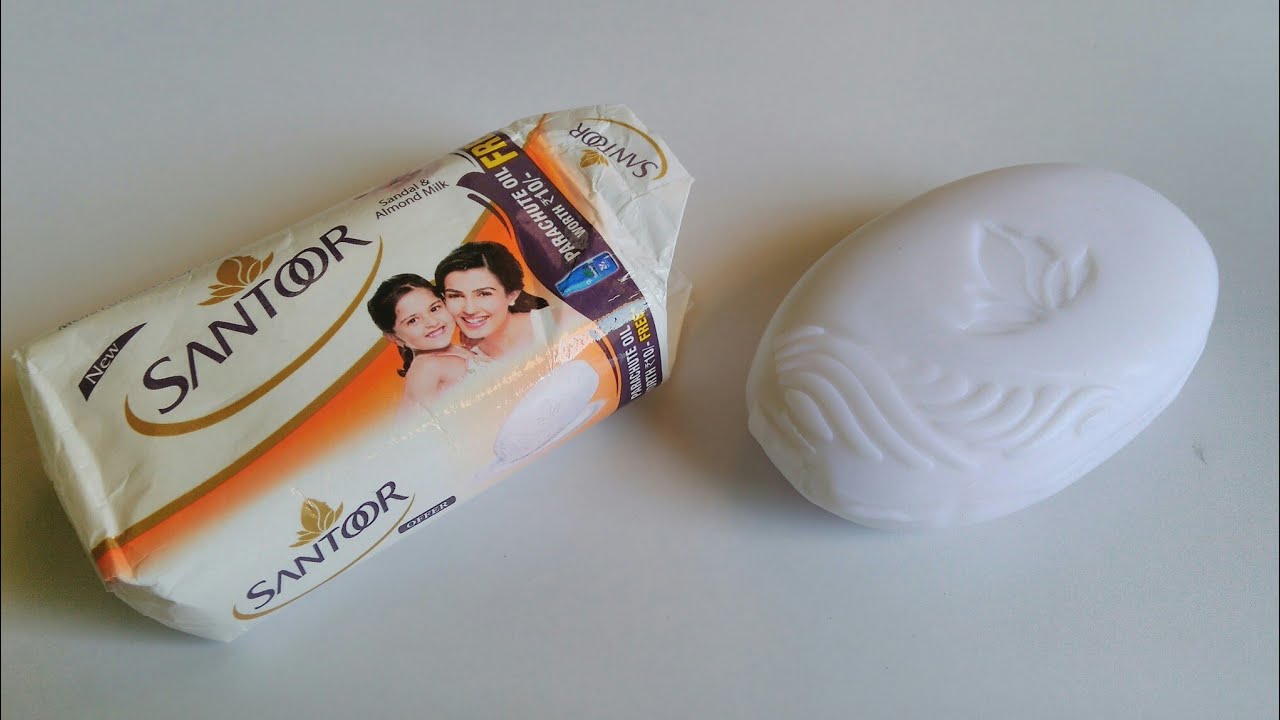 Santoor Sandal & Almond Milk Soap - review video coming in feb 2018 so subscribe