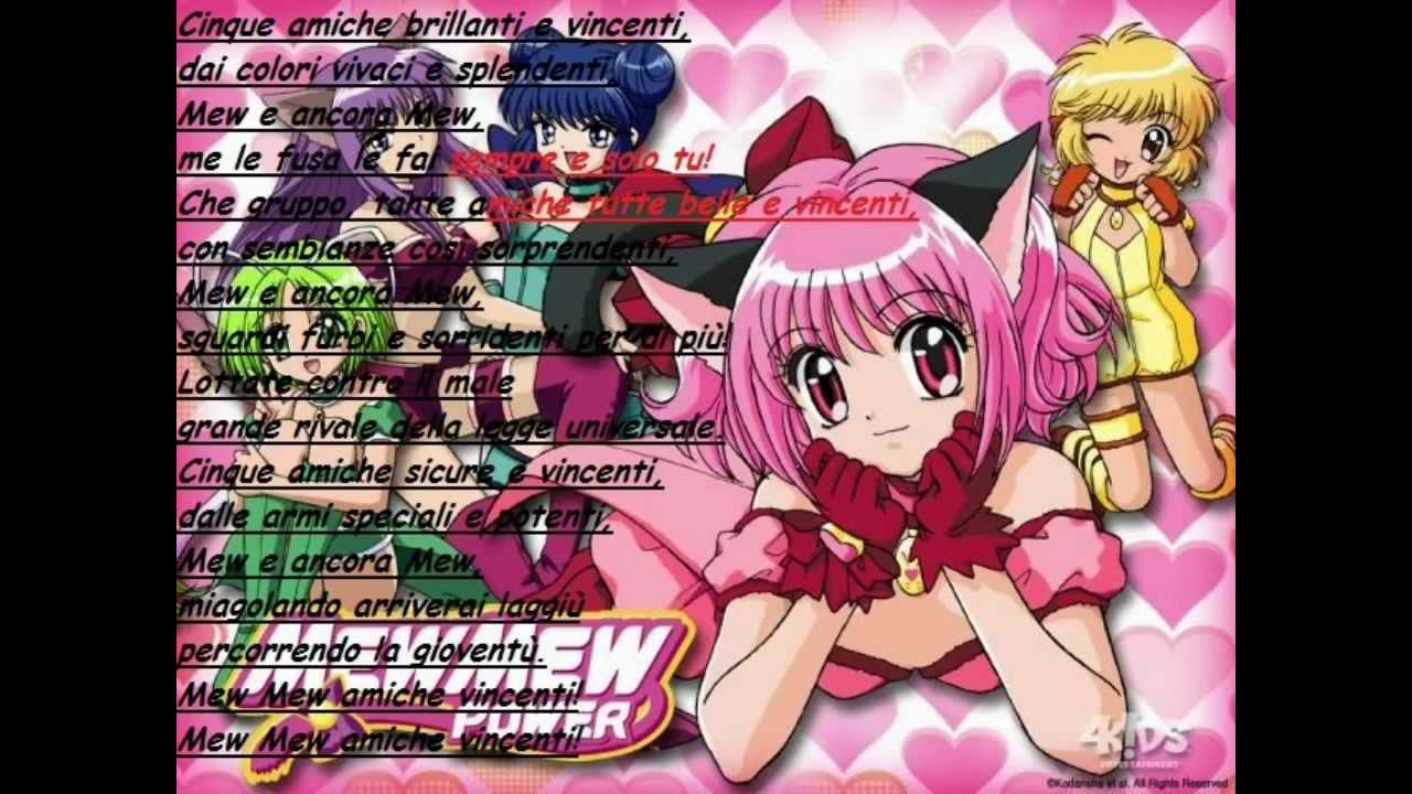 Sigla Mew Mew completa ita+TESTO