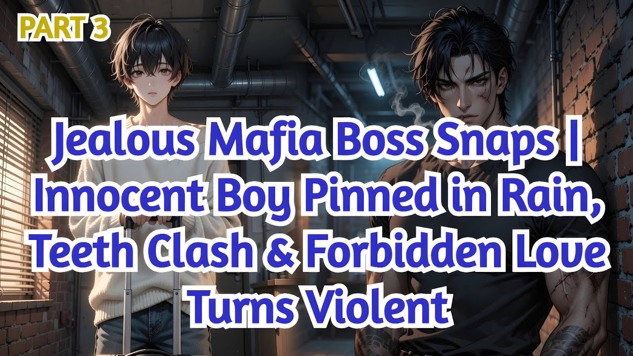 BL 🌈 Mafia Boss Pin Innocent Boy Against the Wall Jealousy, Blood & Forbidden Story #bl 