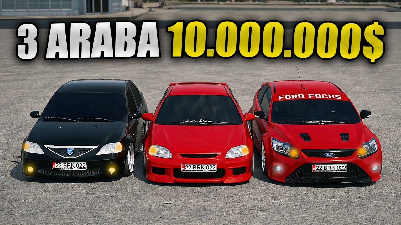 60 DAKİKA'DA 10.000.000$ KAZANDIM! SIFIRDAN ZİRVEYE 5.SEZON | Car Parking Multiplayer 1