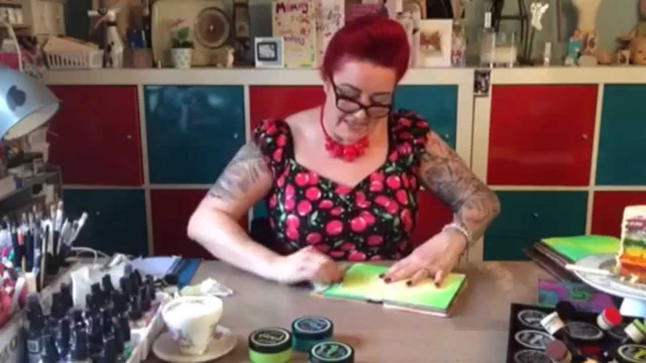 Painting with Baby Wipes and Blending Tools with Dyan Reaveley