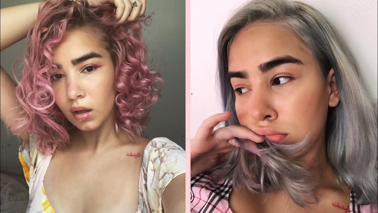 Dyeing My Hair From Pink To Silver/Grey