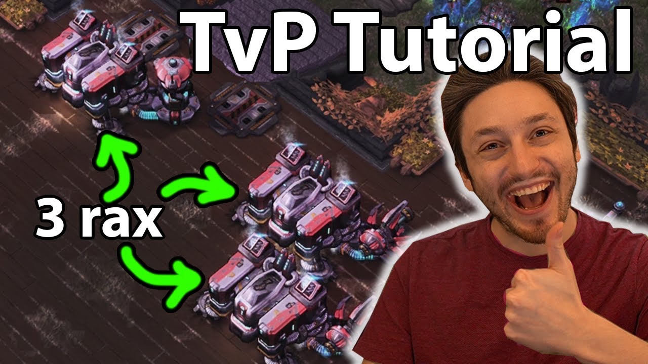 TvP Build Order Tutorial - 3 Rax Raven Timing Attack