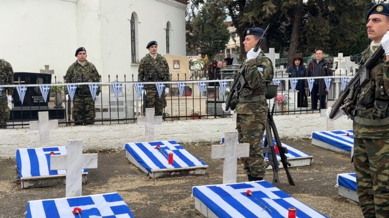 Ετήσιο μνημόσυνο πεσόντων στο στρατιωτικό κοιμητήριο Πτολεμαΐδας από τον 9ο Λόχο Αναγνωρίσεως 