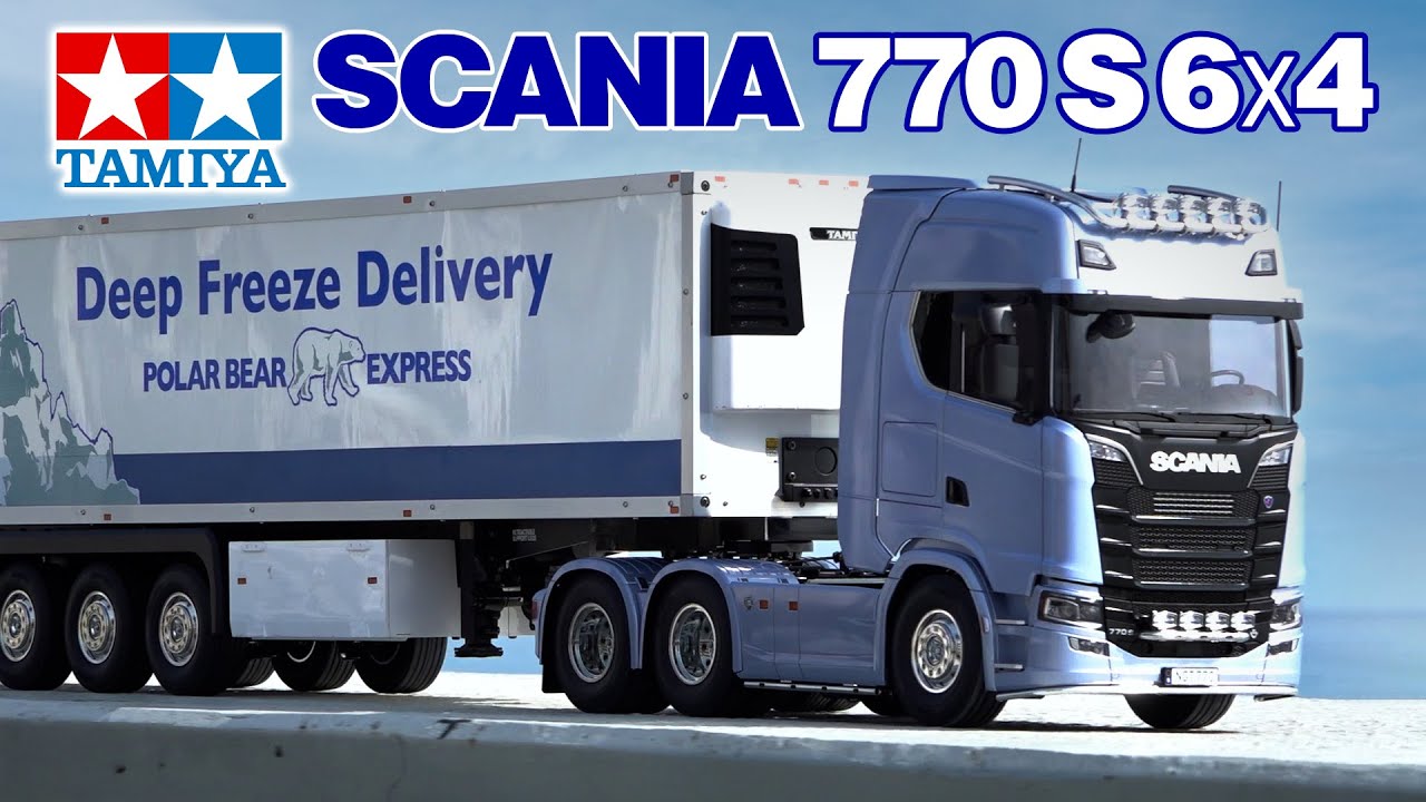TAMIYA 1/14 R/C  Scania 770 S 6x4 タミヤ スカニア 770 S 6x4 フルオペレーションセット