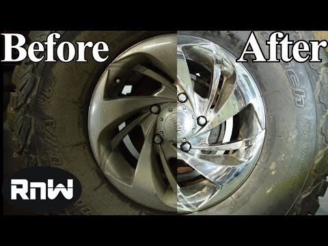 How to Clean, Remove Rust, Restore and Polish Chrome Wheels - LIKE A BOSS