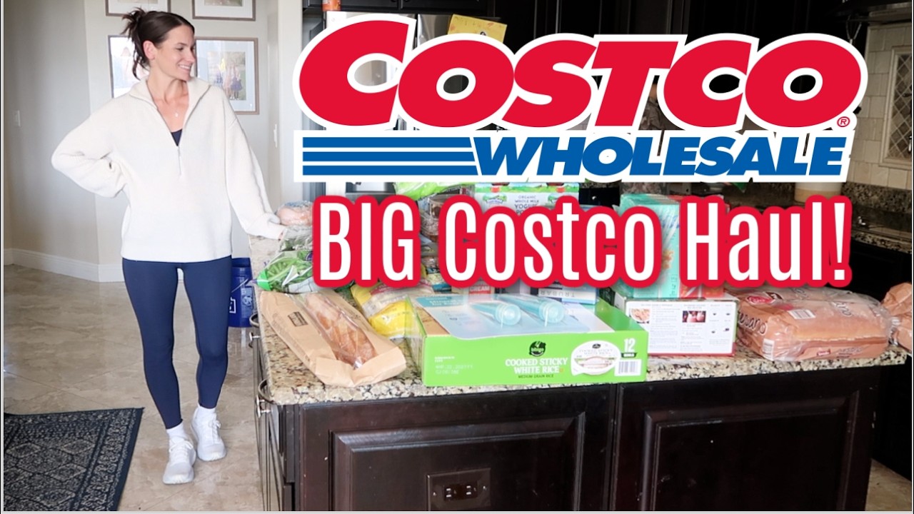 Большая закупка продуктов в Costco! Цены указаны + простые идеи для ужина! Для семьи из 7 человек.