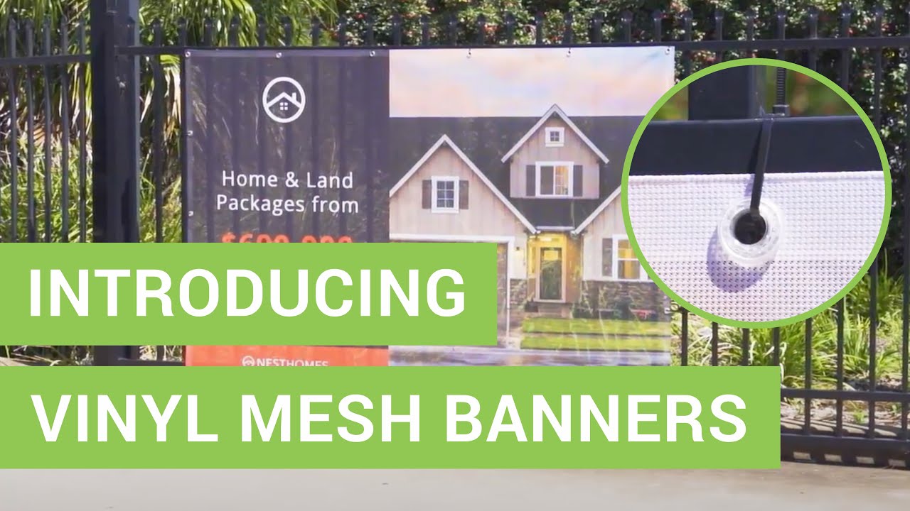 Easy Signs Vinyl Mesh Banners Product Video