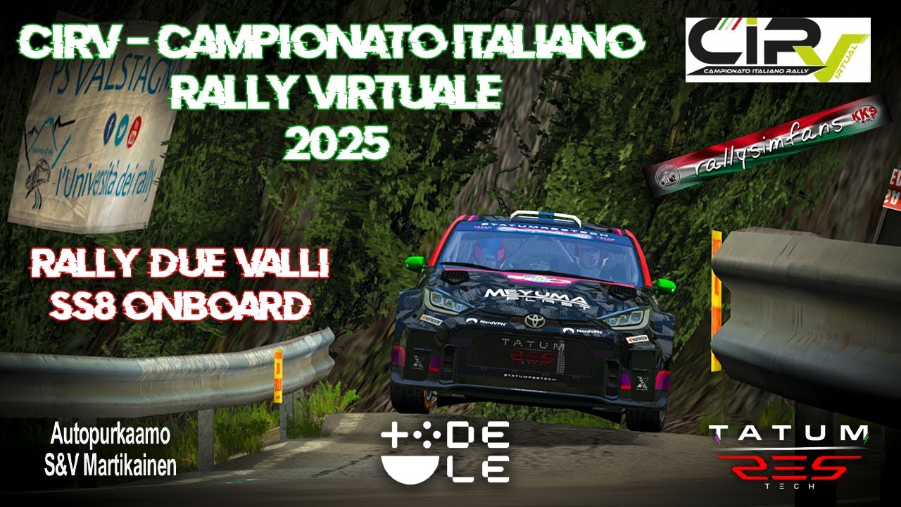 RBR RSF - CIRv 2025 - Rally Due Valli - SS8 ONBOARD (World Record)