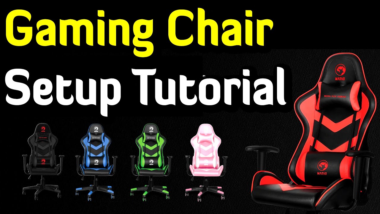 How To Install Gaming Chair Step By Step | Gaming Chair Setup Tutorial | How To Setup Gaming Chair