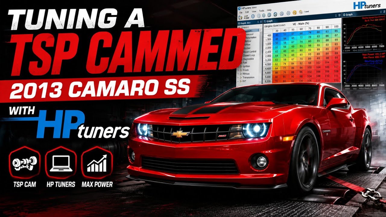 Настройка TSP Cammed Camaro SS 5-го поколения с помощью тюнеров HP