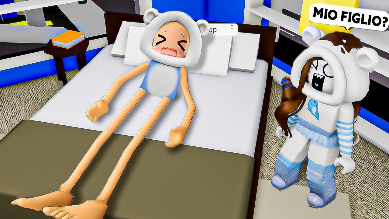 BAMBINO NON SMETTE DI CRESCERE SU BROOKHAVEN ROBLOX!