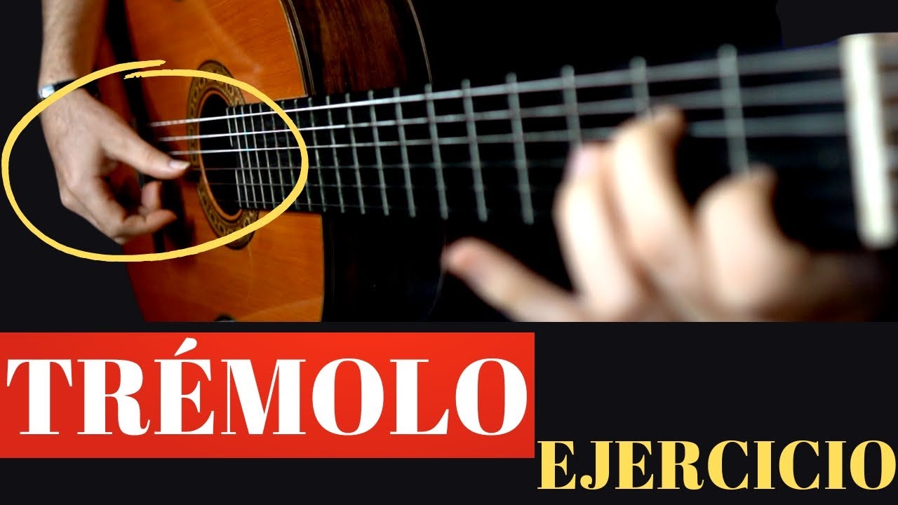 APRENDE FÁCIL el TRÉMOLO con este EJERCICIO BONITO de GUITARRA!!