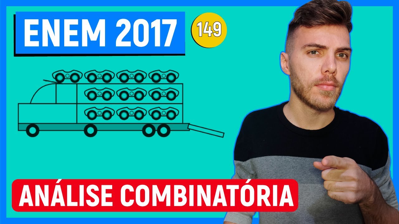 🛑COMBINAÇÃO - 149 Enem 2017 - Um brinquedo infantil caminhão-cegonha é formado por uma carreta e
