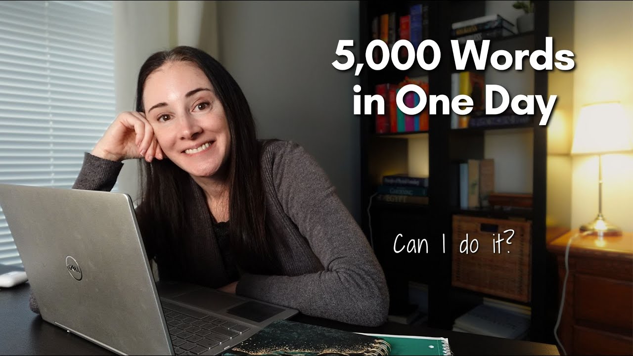 Attempting to Write 5,000 Words in One Day | Writing Vlog