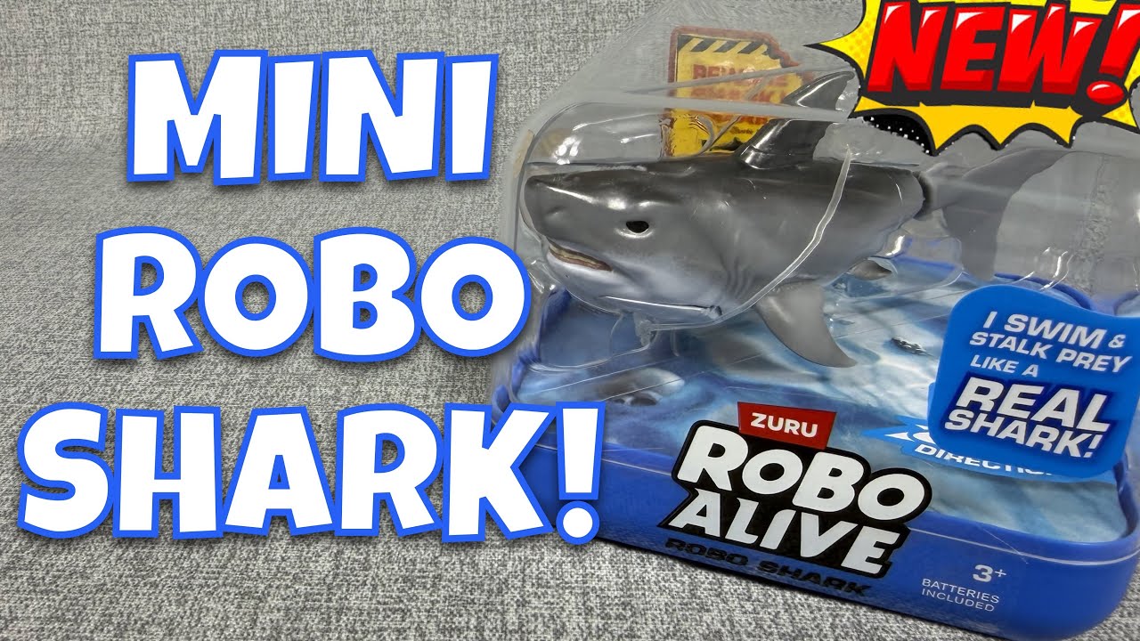 Мини-робот ZURU ROBO SHARK?!! Распаковка и обзор ROBO ALIVE!