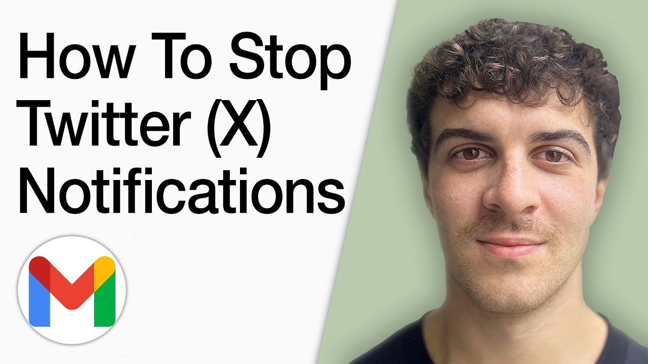 How To Stop Twitter (X) Notifications In Gmail Account - Quick And Easy ! (Full 2025 Guide)