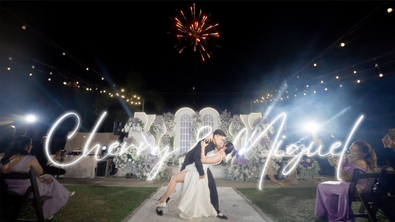 cute cinematic wedding film | cherry & miguel garcia wedding same day edit
