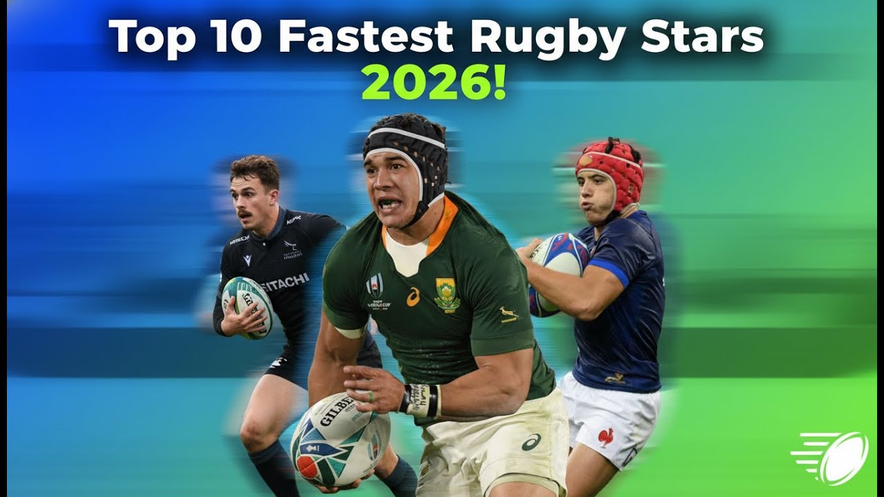 Top 10 Fastest Rugby Stars in 2026! #rugby