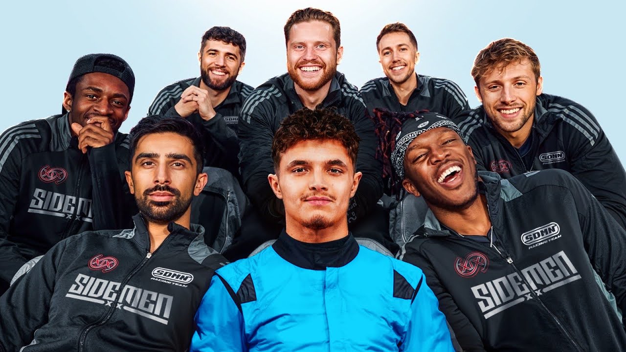 SIDEMEN VS LANDO NORRIS ON ROCKET LEAGUE