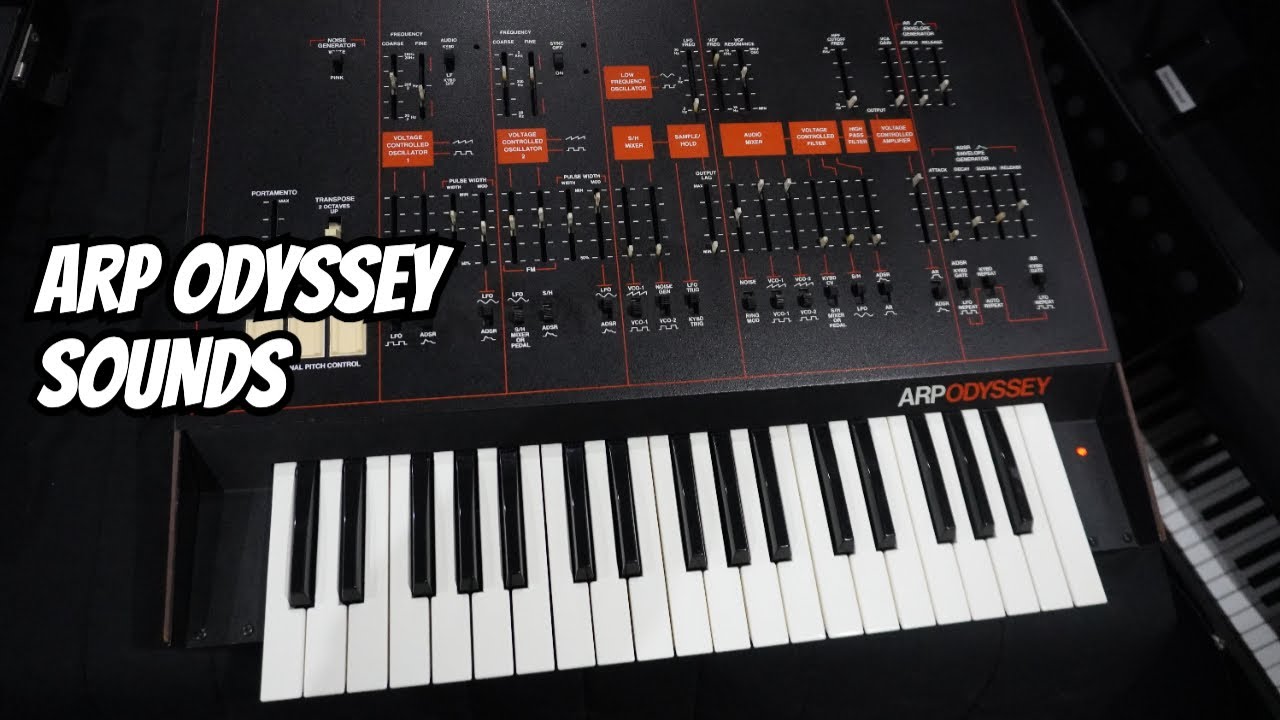 How Arp Odyssey Analog Synthesizer Sounds From 1978-1981